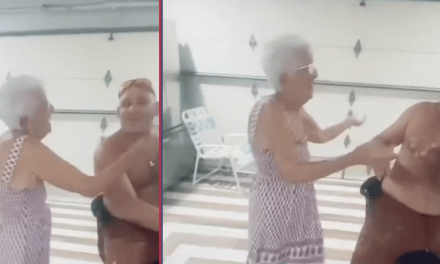 Abuela Luisa se roba el show bailando al ritmo de «Otro Trago»
